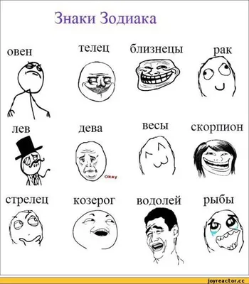 Смешные изображения знаков зодиака: скачать бесплатно в хорошем качестве