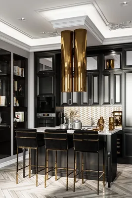 Фотографии кухни Золотого цвета, которые добавят шика в ваш дом
