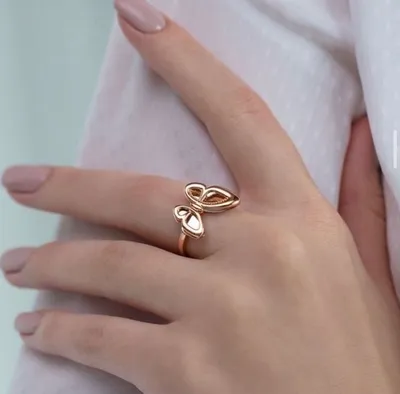 Золотое кольцо бабочка: большой размер, формат JPG