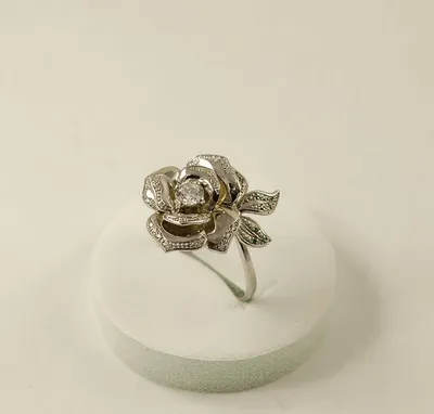 Фотография роз в золотых кольцах: различные форматы доступны