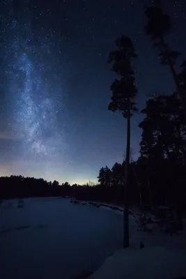 Фотографии Звездная ночь в формате 4K